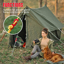 Aluminum Rope Tensioner Adjuster, 16pcs Red, Tent Wind Rope Buckle Compatible with Camping Hiking Backpacking Picnic Outdoor Accessories