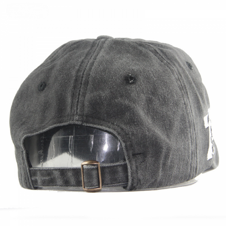 Blue Baseball Cap for Men and Women, Washed Full Cap Fringed Sun Hat