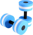 Water Dumbbells Set 2PCS Pool Resistance Fitness Equipment Foam Dumbbells for Water Aerobics