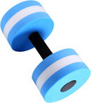 Water Dumbbells Set 2PCS Pool Resistance Fitness Equipment Foam Dumbbells for Water Aerobics