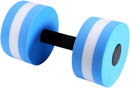 Water Dumbbells Set 2PCS Pool Resistance Fitness Equipment Foam Dumbbells for Water Aerobics