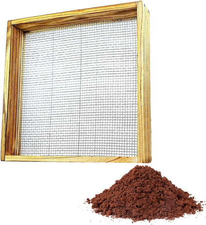Garden Sieve Soil Sifter Mesh for Compost Dirt Sand Leaves Garden Tool