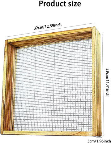 Garden Sieve Soil Sifter Mesh for Compost Dirt Sand Leaves Garden Tool