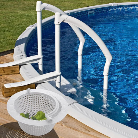 Pool Filter Basket 15.8 x 7.6 cm Replacement with Handle Compatible with Swimming Pool