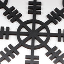 Metallic Viking Wall Art Nordic Compass Decor for Bedroom Living Room