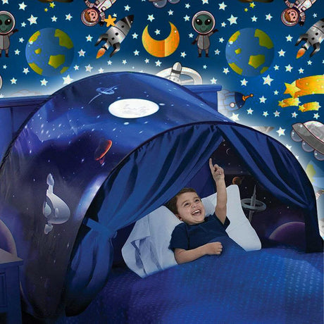 Kids Play Tent Pop Up Bed Tent for Boys and Girls