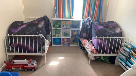 Kids Play Tent Pop Up Bed Tent for Boys and Girls