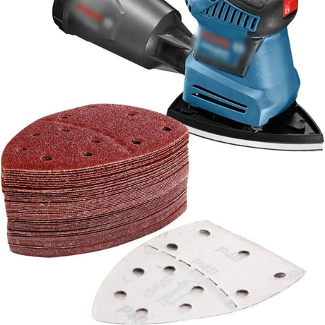 Compatible with Bosch PSM 100A PSM 160 PSM 200 AES PSM 18 PDA 180 Sandpaper 105mm x 152mm Grit P40 60-Pack
