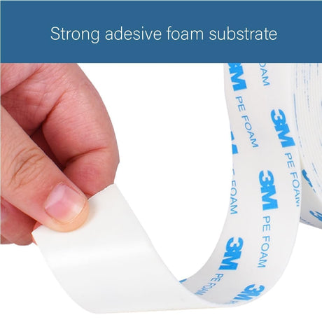 3M Double-Sided Adhesive Tape, 20mm x 3m, Waterproof Mounting Tape for Indoor and Outdoor Home Use