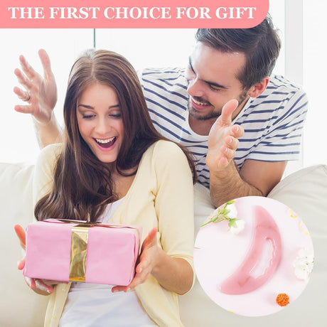 Gua Sha Massager Large Pink For Lymphatic Drainage Cellulite Massage Face Back Pain Relief