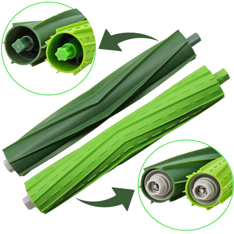 iRobot Roomba Replacement Parts Compatible with E I J Series Multi-Surface Rubber Brush High Performance Filter 1+1