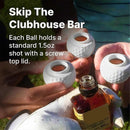 Golf Ball Shot Glasses 3-Pack, Perfect Gift for Golf Enthusiasts