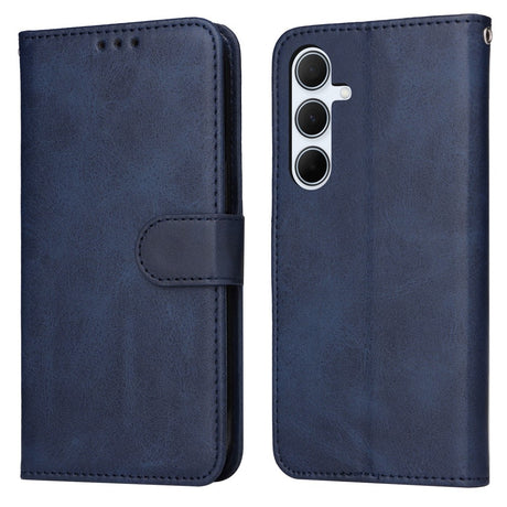Samsung A56 5G PU Leather Wallet Case Blue