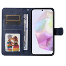 Samsung A56 5G PU Leather Wallet Case Blue