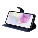 Samsung A56 5G PU Leather Wallet Case Blue