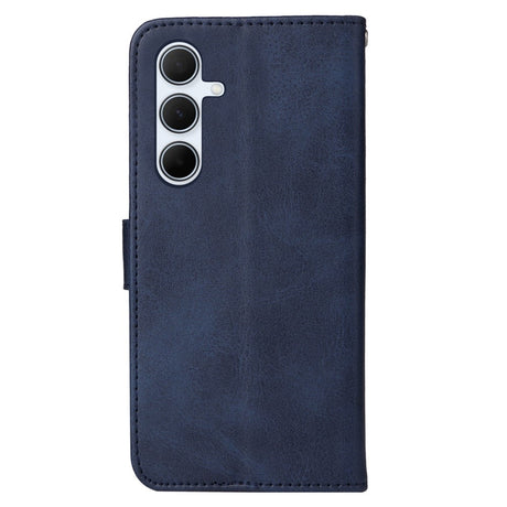 Samsung A56 5G PU Leather Wallet Case Blue
