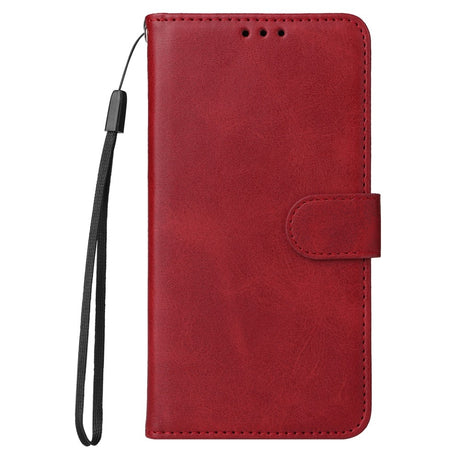 Samsung A56 5G Wallet Case Red PU Leather Compatible with Samsung