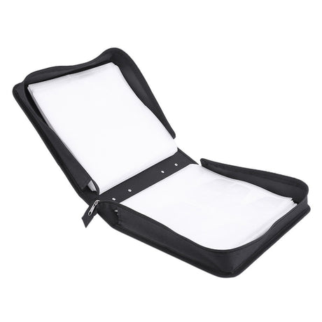 High Quality PU Leather CD DVD Storage Case Holds 400 Discs