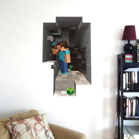 Minecraft Giant Cartoon Wall Decal Stickers 2-Pack
