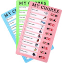 Checklist Board 3 pcs Plastic Daily Schedule To Do List Memo Chore Chart Slider Portable