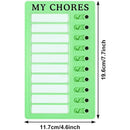 Checklist Board 3 pcs Plastic Daily Schedule To Do List Memo Chore Chart Slider Portable