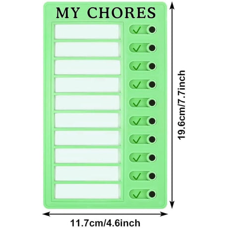Checklist Board 3 pcs Plastic Daily Schedule To Do List Memo Chore Chart Slider Portable