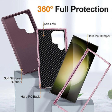 Lifetime Waterproof Durable Phone Case Compatible with Samsung Galaxy S24 Ultra 5G
