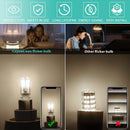 G9 LED Bulbs 1.5W Equivalent to 20W Halogen, 4000K Natural White Light, Non-Dimmable Mini Bulbs, 6-Pack Compatible with MGF