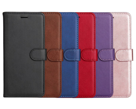 Xiaomi Redmi A5 4G PU Leather Wallet Case Compatible with Xiaomi More Colors MGF Purple