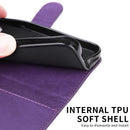 Xiaomi Redmi A5 4G PU Leather Wallet Case Compatible with Xiaomi More Colors MGF Purple