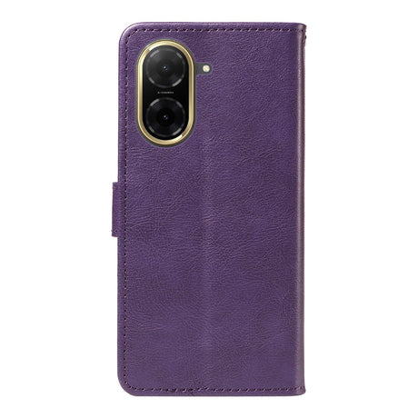 Xiaomi Redmi A5 4G PU Leather Wallet Case Compatible with Xiaomi More Colors MGF Purple