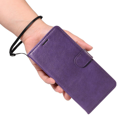 Xiaomi Redmi A5 4G PU Leather Wallet Case Compatible with Xiaomi More Colors MGF Purple