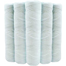 9 3/4 Inch 20 Micron Anti-Sediment Water Filter Cartridges 5-Pack Compatible with 10 Inch Filter_MGF