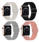 Fitbit Versa 4 Versa 3 Sense Compatible Adjustable Nylon Sports Wristband Case Breathable Multiple Colors