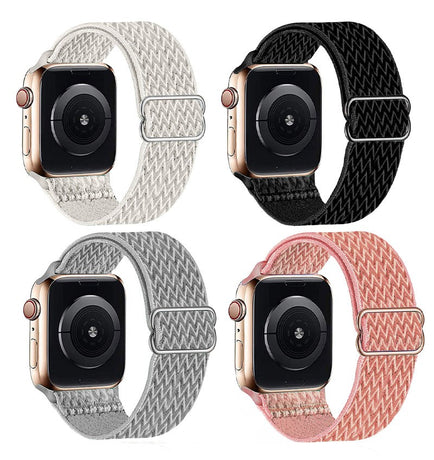 Fitbit Versa 4 Versa 3 Sense Compatible Adjustable Nylon Sports Wristband Case Breathable Multiple Colors