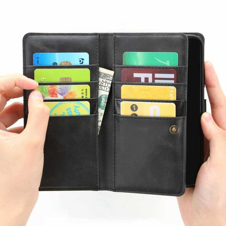 iPhone 11 Wallet Case Compatible with Rose Gold 10 Grid V3 150