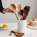 Wooden Kitchen Utensil Set 7 Pcs Teak Wooden Ladle and Cooking Utensils