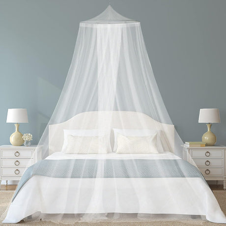 Mosquito Net Canopy for Single Double Bed Compatible with Adult Girl Baby Child Bedding
