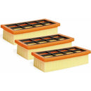 Karcher Vacuum Cleaner Filters 3-Pack Flat Pleated Accessory Compatible with AD 3200 AD 3 Premium AD 4 Premium 6.415-953.0