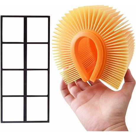 Karcher Vacuum Cleaner Filters 3-Pack Flat Pleated Accessory Compatible with AD 3200 AD 3 Premium AD 4 Premium 6.415-953.0