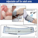 Omron 9201d-21201d Compatible Extra Large Blood Pressure Cuff Replacement, XL 22-53 cm ARM Cuff for Adults, Gray