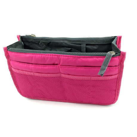 Black Toiletry Bag Insert Bag in Bag Large Organizer 1