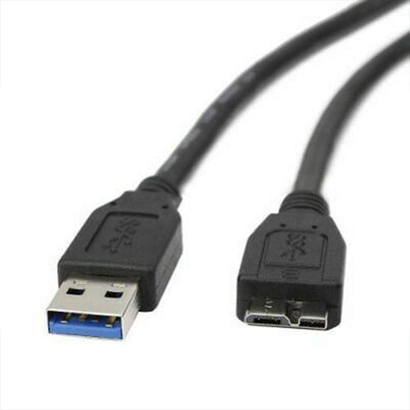 USB 3.0 Cable Compatible with WD Seagate Toshiba Samsung Portable Hard Drives, A to Micro-B Cable 1m