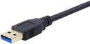 USB 3.0 Cable Compatible with WD Seagate Toshiba Samsung Portable Hard Drives, A to Micro-B Cable 1m