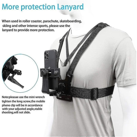 Universal Mobile Phone Clamp \u0026 Tripod Holder Compatible with GoPro Samsung iPhone Action Camera POV Mount