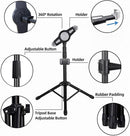 Height Adjustable 360° Rotating iPad Floor Stand Holder Mount