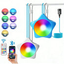 LED swimming pool light, supports APP control, 10W, 150mm diameter, 108 LED beads, dimmable underwater light, IP68 waterproof, 12V color-changing pool light, suitable for above-ground swimming pools.