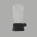 Herb Keeper | Extends freshness up to 3 weeks | Hydroponic Herb/Cilantro Preservation Jar - Kitchen Herb Vase with Drainage Valve（Black）