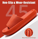 Cloud Slippers for Women and Men, Pillow House Slippers Shower Shoes Indoor Slides Bathroom Sandals, Ultimate Comfort, Lightweight, Thick Sole, Non-Slip, Easy to Clean orange（40-41）