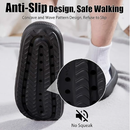 Cloud Slippers for Women and Men, Pillow House Slippers Shower Shoes Indoor Slides Bathroom Sandals, Ultimate Comfort, Lightweight, Thick Sole, Non-Slip, Easy to Clean black（42-43）